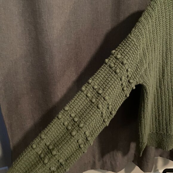 Madewell Bobble Cardigan Sweater in Sage Green - Picture 5 of 10